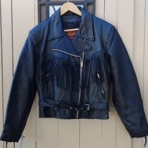 Fringe vintage motorcycle jacket